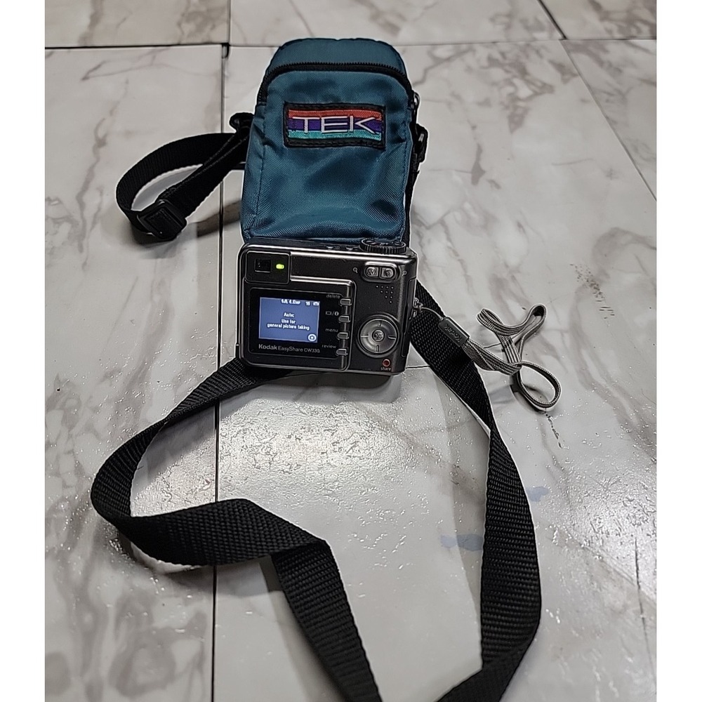 Kodak EasyShare CW330 4.0MP Digital Camera Gray/Silver With Case Tested Works